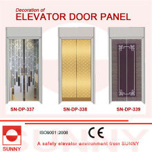 Painel de porta em aço inoxidável Hiarline para decoração de cabine de elevador (SN-DP-337)